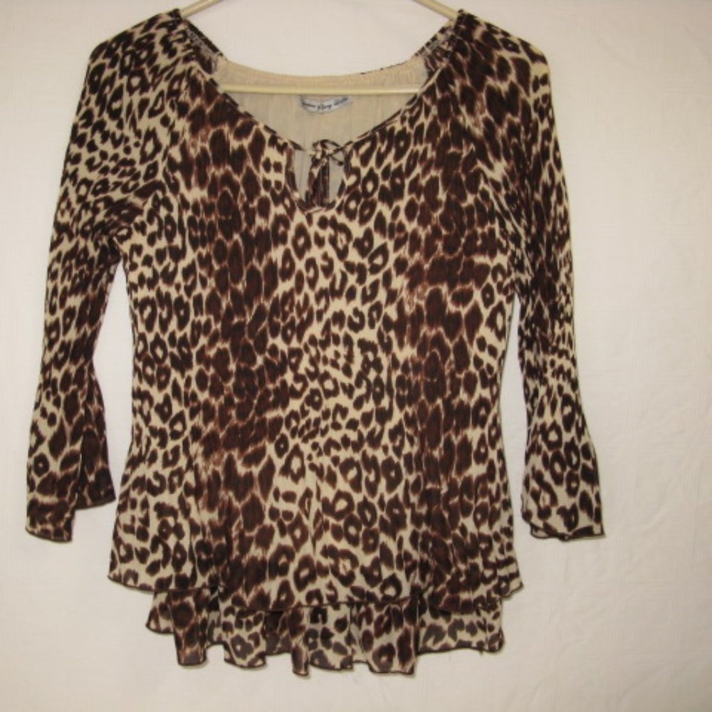 Leopard Print Ladies Top